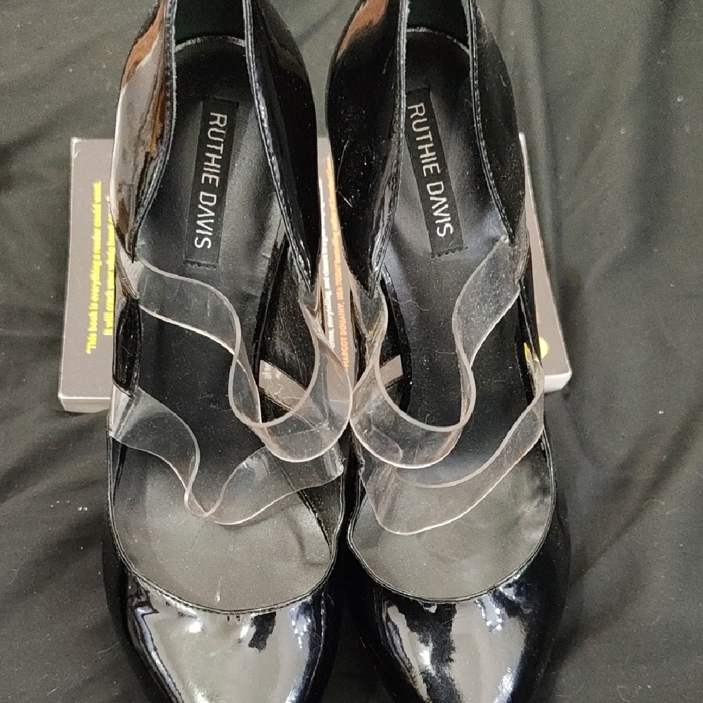 Ruthie Davis Black Patent Heels